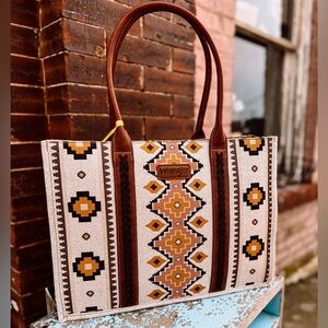 Wrangler Western Tote, SOUTHWEST PRINT SHOULDER BAG
